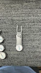 New Pitchfix Hybrid 2.0 Silver Divot Tool/ballmarker/pencil Sharpener. Fixed Price $11.00.