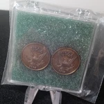 Usga 1894 Bronze Metal Golf Ball Markers Set Of 2 Commemorative Tokens. Fixed Price $5.98.