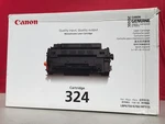 Canon 324 Toner Cartridge - Black Laser Standard Yield Genuine Cannon. Fixed Price $180.00.