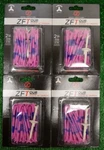 Zero Friction Zftour Prong Pink Golf Tees 2 3/4" - 40 Per Pack ZT10010. Fixed Price $28.38.