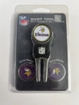 Authentic Minnesota Vikings Nfl Team Golf Divot Tool With Magnetic Ball Markers. Fixed Price $19.99.