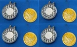 4PCS Heavy Duty Magnetic Golf Hat Clip With Gold Eagle Ball Marker Cap Holder. Fixed Price $9.99.