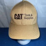 Caterpillar Tools & Supplies Adult Size Adjustable Brown 100% Cotton Cap Hat. Fixed Price $9.09.