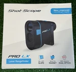Shot Scope Golf Pro Lx Laser Rangefinder W/ Slope & Cart Magnet Black/blue, New. Fixed Price $148.49.