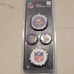 Wincraft Minnesota Vikings Golf Poker Chip Marker Set 4PCS Purple Iron. Fixed Price $19.99.