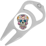 Sugar Skull Golf Ball Marker Divot Repair Tool Bottle Opener. Fixed Price $15.88.