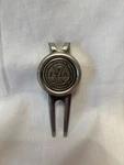 Pga Divot Repair Tool With Magnetic Ball Marker Belt Clip Pewter Finish. Fixed Price $21.00.
