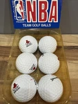 Vintage Nba Chicago Bulls Logo Team Golf Balls Spalding 6 Pack. Fixed Price $19.99.