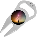Colorful Night Sky Golf Ball Marker Divot Repair Tool Bottle Opener. Fixed Price $15.88.