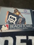 Detroit Tigers Mlb 30" X 60" Beach Towel Mcarthur Orange Blue Nwt. Fixed Price $20.90.