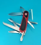 Victorinox Delemont Evogrip 18 Red & Black Swiss Army Knife Multi Tool!. Fixed Price $39.99.