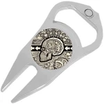 The Conscious Existence Skull Golf Ball Marker Divot Repair Tool Bottle Opener. Fixed Price $15.88.