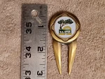 Vintage 2008 Us Open Torrey Pines Pga Brass Divot & Ball Marker Tool. Fixed Price $17.50.