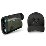 Vortex Crossfire Hd 1400 5X Laser Rangefinder W/ Men's Charcoal Flexfit Cap L/xl. Fixed Price $199.00.