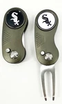 Golf Switchblade Chicago White Sox Divot Repair Tool + Ballmarker Gray. Fixed Price $14.95.