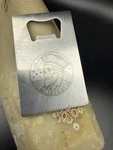 Skull Pirate Bottle Opener Card Stainless Steel Laser Engraved Wallet Tool. Fixed Price $19.95.