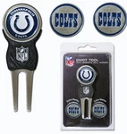 Indianapolis Colts Golf Divot Tool With 3 Markers. Fixed Price $22.60.