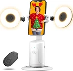 Auto Face Tracking Tripod, 360 Rotation Phone Holder With 2. Fixed Price $45.00.