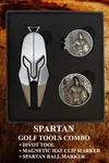 Spartan Golf Tools Combo, Divot Tool- 1 Hat Clip Ball Marker-. Fixed Price $18.95.