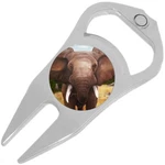 Elephant Close Up Golf Ball Marker Divot Repair Tool Bottle Opener. Fixed Price $15.88.