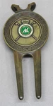 Brass Golf Divot Tool Ball Marker Real Club De Brisas Marbella Spain. Fixed Price $14.95.
