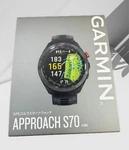 Garmin Approach S70 Premium Golf Gps Watch Black 47MM Amoled Distance Tracker. Fixed Price $640.00.