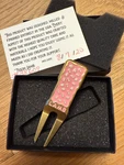 Lamb Crafted The Eclair Donut Divot Tool Og Pink/white Tyson Pivot Sprinkles. Fixed Price $280.00.