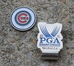 Chicago Cubs Mlb Logo Golf Ball Marker W/ Pga Championship Valhalla Hat Clip. Fixed Price $6.99.