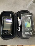 Golf Skycaddie Sgx Gps Rangefinder With Original Carry Case Brochure, Cord. Fixed Price $25.00.