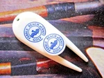 Vtg - 2 Pc Lot Pebble Beach Golf Links Divot Repair Tool Stem Ball Marker. Fixed Price $7.50.