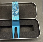 Nwt Scotty Cameron Gallery Abstract Turquoise Pivot Clip Tool Case Golf. Fixed Price $69.00.
