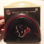 Houston Texans- Nfl Embroidered Mallet Putter Cover, Team Golf New. Fixed Price $22.00.
