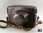 Nikon SP,S4,S3 Rangefinder Genuine Leather Case Exc++ From Japan. Fixed Price $120.00.