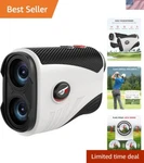 Precision Golf Laser Rangefinder With Slope - 1200 Yards & 7X Magnification. Fixed Price $99.49.
