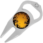 Scary Night Halloween Golf Ball Marker Divot Repair Tool Bottle Opener. Fixed Price $15.88.