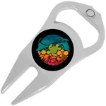 Colorful Ocean Life Golf Ball Marker Divot Repair Tool Bottle Opener. Fixed Price $15.88.