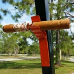 Magnetic Cigar Clip Holder Heavy Duty, Fits All Sizes Golf, Hands Free. Fixed Price $14.99.