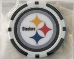 Pittsburg Steelers - Nfl Clay Poker Chip Golf Ball Marker. Fixed Price $9.84.