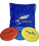 Kestrel Golf Set Of 3 Discs With Carry Bag Fairway Driver Mid Putter. Fixed Price $19.60.