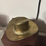 Vintage Heavy Brass Cowboy Hat Bottle Opener Western Wear Bar Tool Southwest. Fixed Price $32.00.