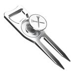 6-IN-1 Premium Divot Tool & Ball Marker Bottle Opener Club Tee Silver. Fixed Price $25.62.