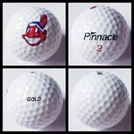Vintage Cleveland Indians Chief Wahoo Logo Pinnacle Gold #2 Golf Mlb 1-BALL. Fixed Price $12.73.