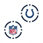 Indianapolis Colts Oversize Golf Marker Poker Chip New Wincraft. Fixed Price $7.00.