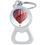 Hot Air Balloon Bottle Opener Keychain - Metal Beer Bar Tool Ring. Fixed Price $15.88.