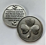 New Unique Lucky Irish Shamrock Golf Ball Marker Pocket Token. Fixed Price $6.95.