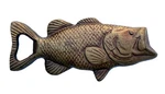 Fish Figurine Hand Held Beer Bottle Cap Opener Metal Brass Art Deco Tool Bar. Fixed Price $12.50.