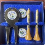 Vintage St Andrews Scotland Gift Box Set Golf Ball Marker Divot Tool Tees. Fixed Price $12.50.
