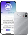 Aungsel Handheld Voice Recorder 64GB Flash Memory Oled Display Wireless Charging. Fixed Price $50.00.