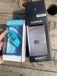Teal Garmin Vivofit Fitness Band & Ant+ Usb Stick **only One No Documents**. Fixed Price $22.99.