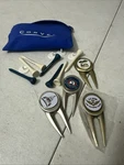 U.s. Open Golf Divot Tool Ball Markers Set Of 4 2008 2010 2011 2012 Corvel Bag. Fixed Price $29.99.
